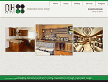 Tablet Screenshot of dlhdesigner.com